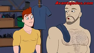 Sexo Blissful Desenho o Faxineiro Comedor